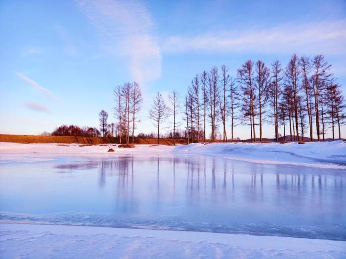 “中國(guó)冷極”冰雪勾勒春韻