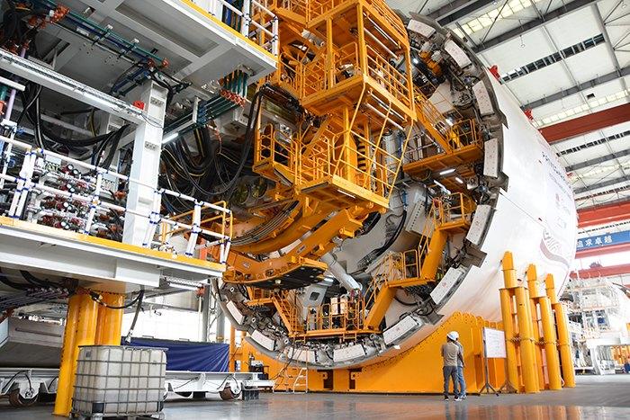 探訪中國出口海外最大直徑盾構(gòu)機
