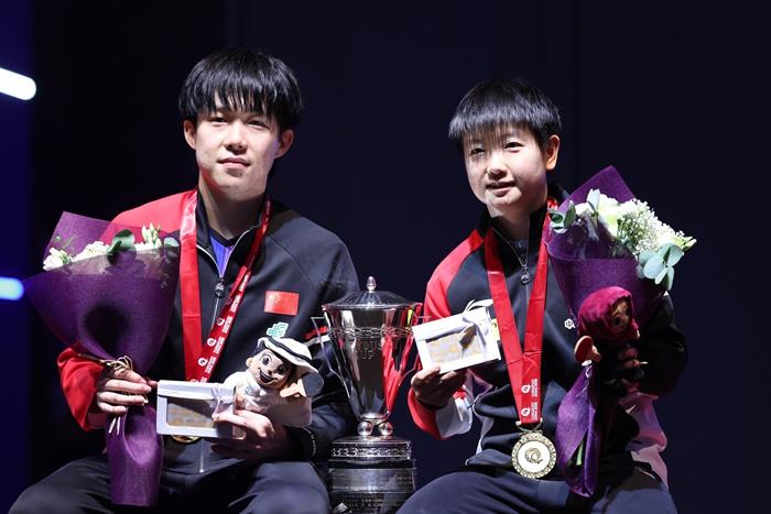 三連冠！王楚欽/孫穎莎奪得世乒賽混雙冠軍