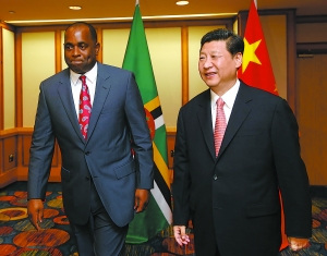 習(xí)近平向多米尼克總理致新婚祝福