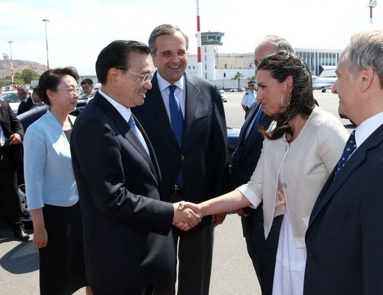 李克強(qiáng)結(jié)束訪歐之行今日抵京(組圖)