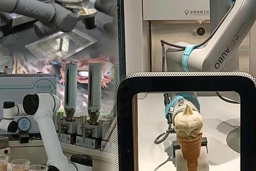 拉花咖啡、冰激凌、奶茶，它們做得水靈靈